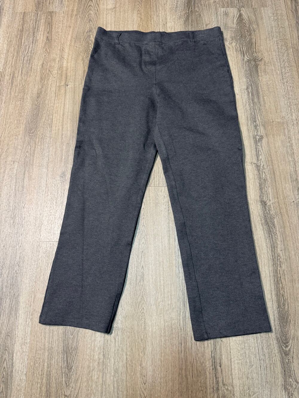 Quince Women's Dark Charcoal Stretch Dress Pants
